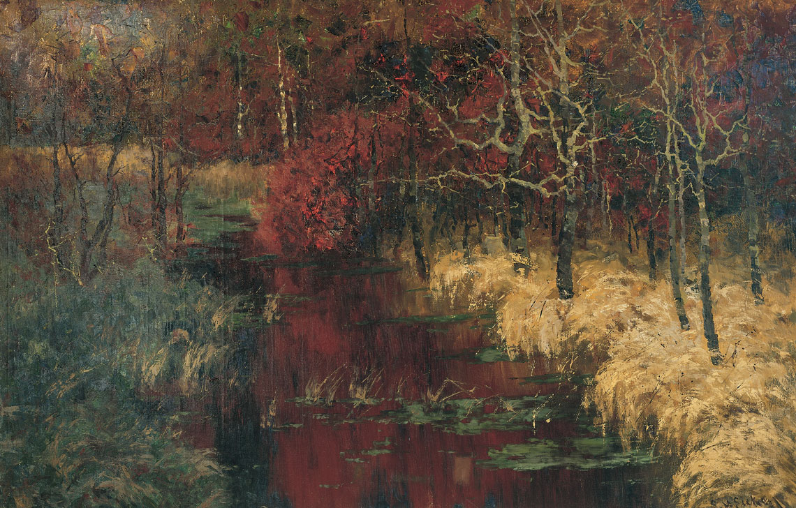 Elisabeth von Eicken, Im Darßwald (Memento Mori), um 1896